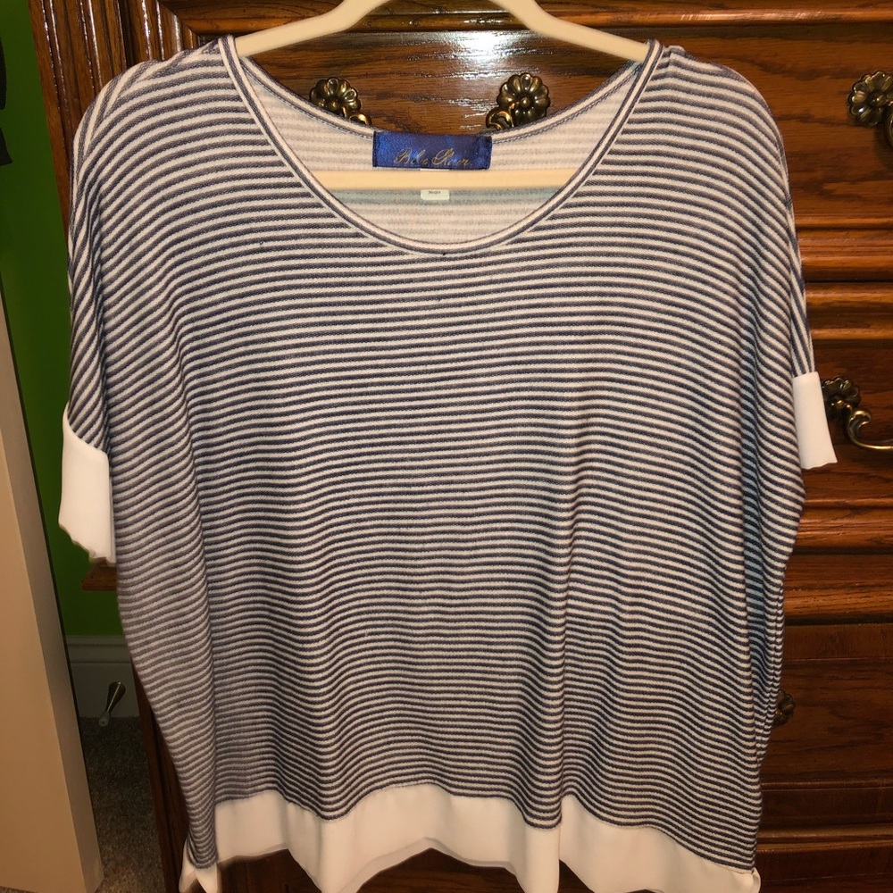 striped blouse